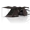 IDOOGEN SUV Tent,Versatile Camping Tent, Triple-Expanding,Waterproof, Fits Various Vehicle Types,Ideal for Family Camping and Outdoor Gatherings，Brown