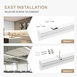 Qsmile LED Batten Light 4ft 18W 2000lm UK Plug 4 Pack 4000K Workshop view 5