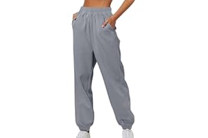 OIUCVGB Sweatpants for Women Cinch Bottom Drawstring Elastic Waist Pants Athletic Yoga Joggers Lounge Trousers with Pockets