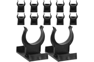 SOLUSTRE 12 Sets Kitchen Cabinet Kick Board Plinth Clips Plastic Clip for Furniture Levelers with 27mm