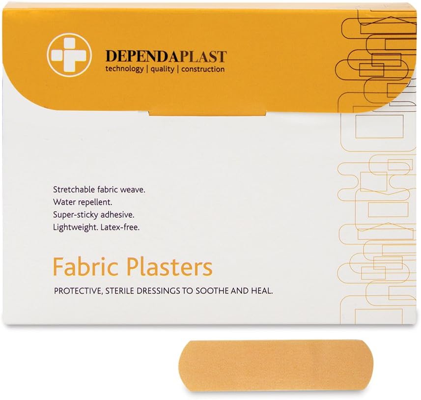 Reliance Medical Dependaplast Advanced Fabric Plasters 7cm x 2cm Box of 100