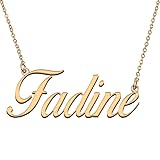 HUAN XUN Customized Custom Simple Any Name Necklace