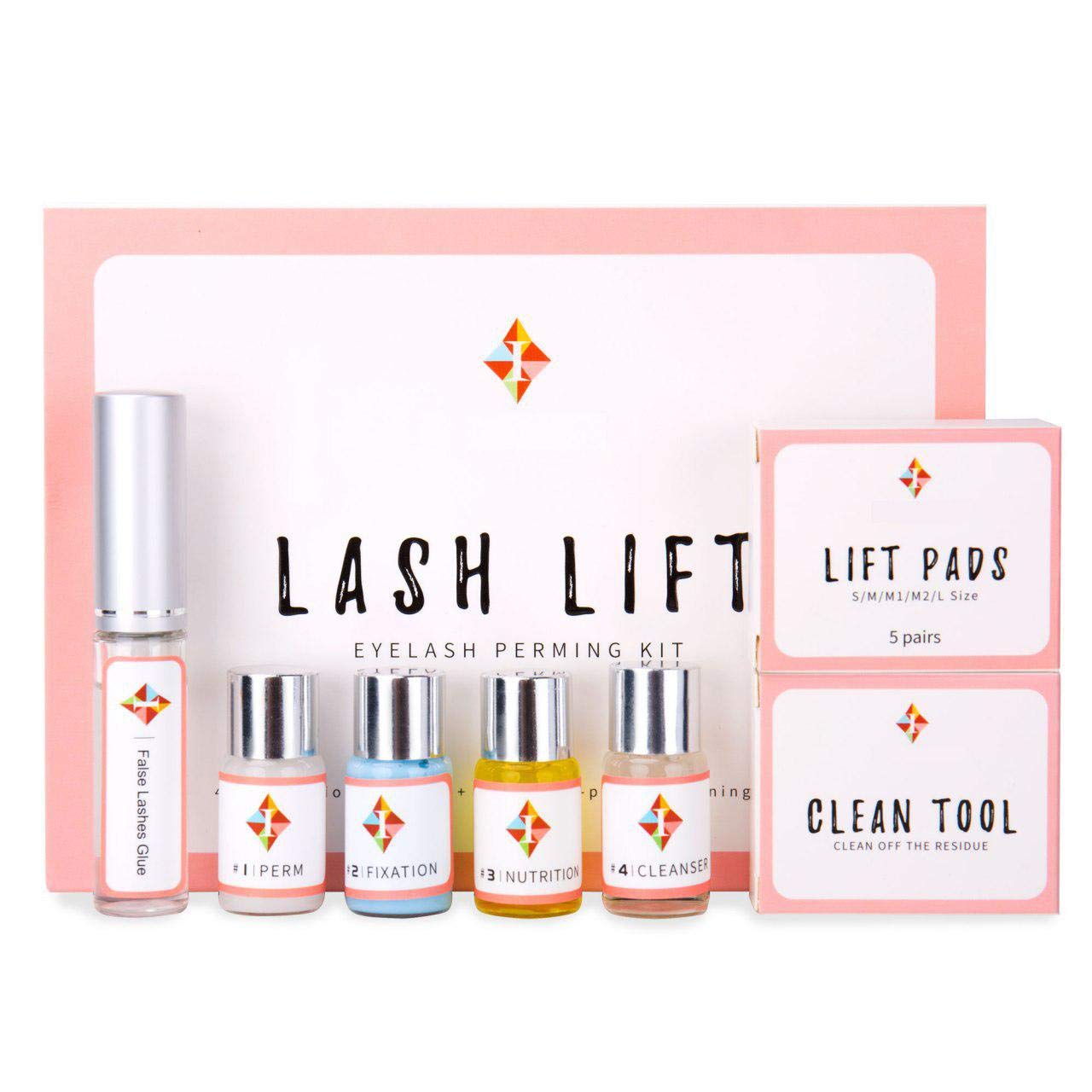 Eyelash Perm Kit Full Eyelash Lift Kit – Professional Quality, Semi-Permanent Curling Perming Wave, Lotion & Liquid Set