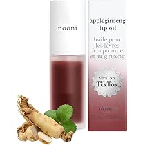 Amazon.com : NOONI Korean Vegan Lip Oil - Appleginseng | Lip Stain ...