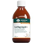 Genestra Brands Cal Mag Liquid+ (Formerly Cal Mag Vanilla Liquid +) - For Bone Health - Calcium & Magnesium Citrate - With Vi