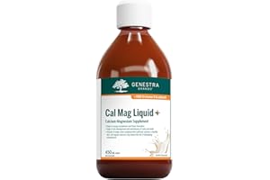 Genestra Brands Cal Mag Liquid+ (Formerly Cal Mag Vanilla Liquid +) - For Bone Health - Calcium & Magnesium Citrate - With Vi