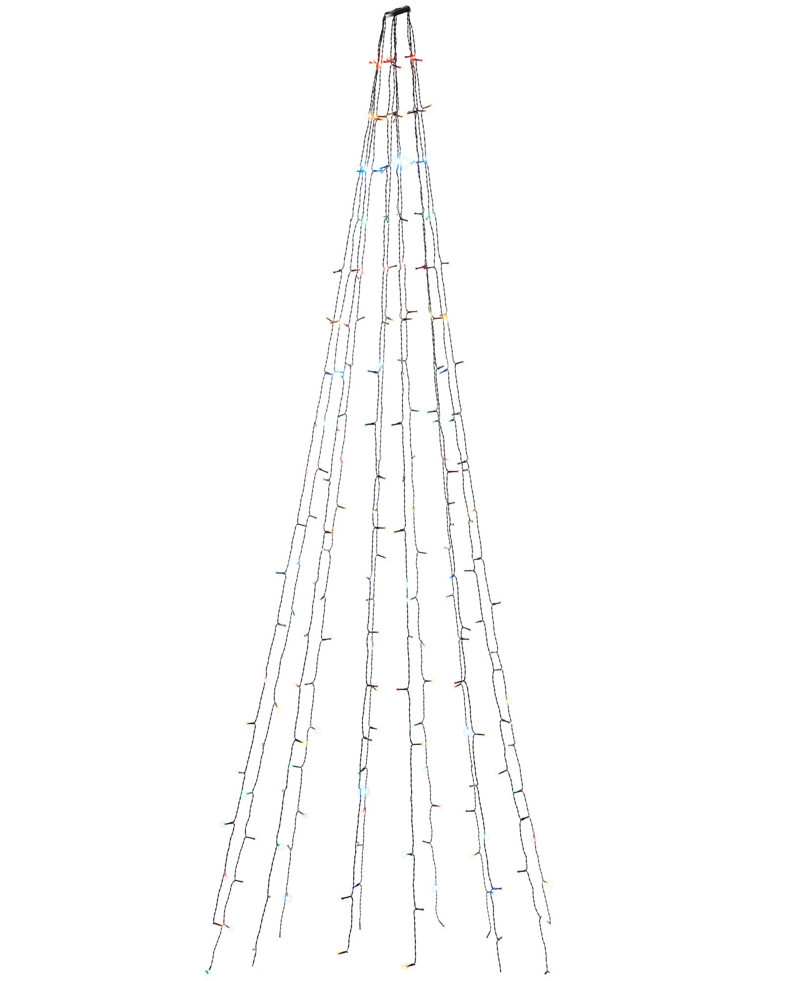 240 Multi-Coloured LED Christmas Tree Light String