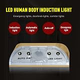 shsyue Keyhole Light Lamp Infrared Auto Sensor 4 LED Battery Operated Gold view 6