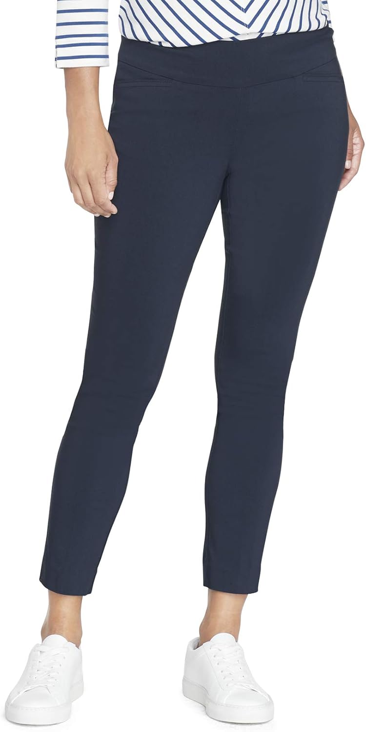 Van Heusen Damen Petite Super Stretch Slim Fit Full Length Pullon Pant