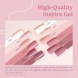 Modelones Gel Nail Polish 6 Colors Nude Pink Set 7ml Soak Off view 5
