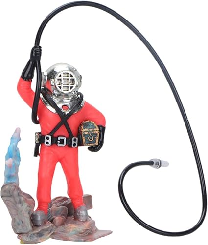 diver aquarium ornament