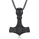 KoyeKei Viking Necklace for Men 925 Sterling Silver Viking Norse Pagan Jewelry Gifts for Women