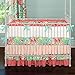 Carousel Designs Coral and Teal Floral 2-Piece Crib Bedding Set