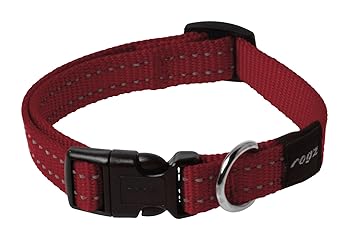 Rogz Utility Medium 5/8 Zoll Reflektierende Nähte Schlange Hundehalsband