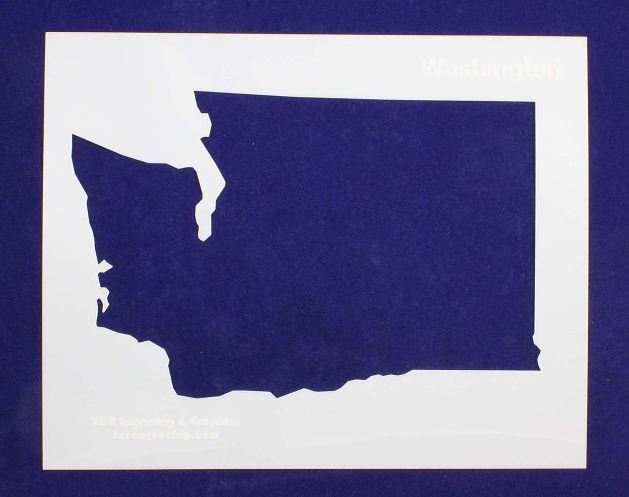 Amazon.com: State of Washington Stencil - 8 X 10 Inches
