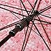 Dracarys Transparent Umbrella - Sakura Umbrella - Clear Cherry Umbrella - Flower Bubble Dome Shape Rain Umbrella - Half Automatic Umbrella for Girls Ladies and Kids – Dracarys (red)