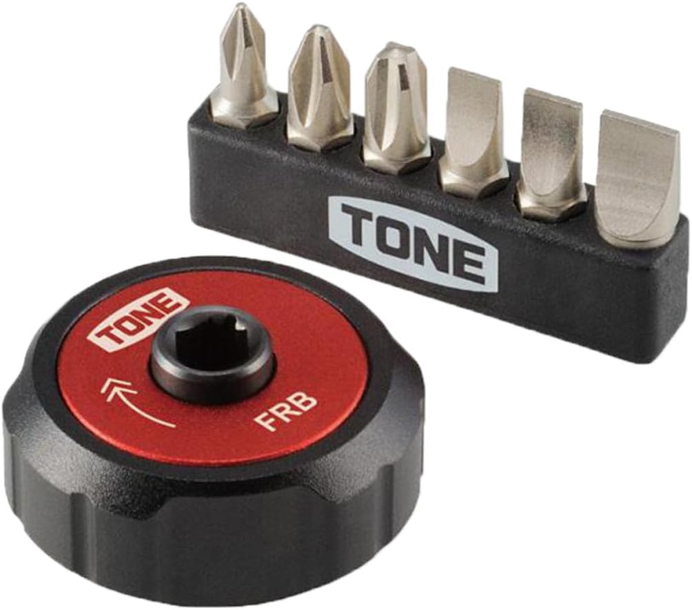 Tone (TONE) finger ratchet wrench set bit plug FRB6S contents 7point
