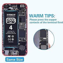 XYIRMCYF 2500mAh Super Capacity Battery Compatible
