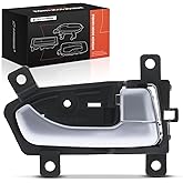 A-Premium Front or Rear Passenger Side Interior Door Handle Compatible with Kia Sportage 2011-2016, Silver Lever, Replace# 82