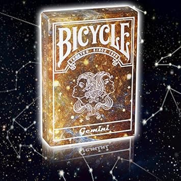 Bicycle Constellation Series - Gemini - Zwillinge Limited Edition Playing Cards, Pokerkarten + 3 Look and Feel - Karten