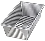 USA Pan Bakeware Aluminized Steel Loaf Pan, 5"D x