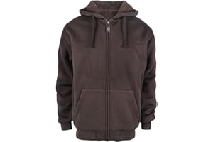Gary Com Heavyweight Sherpa Hoodies for Men, Thick Fleece Lined Full Zip Up Winter Warm Sweatshirts Work Jackets