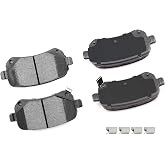 cciyu D1326 Brake Pads w/Hardware Rear Disc Brake Pad Set | Fit For Chrysler For Town &amp; Country,For Dodge For Grand Caravan,For Journey,For Volkswagen For Routan