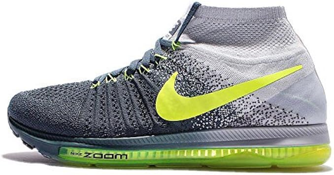 Amazon Co Jp ナイキ Zoom All Out Flyknit エア ズーム オール アウト フライニット メンズ ランニングシューズ ブルーフォックス 27 5cm シューズ バッグ