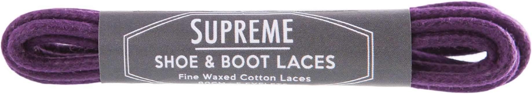 Supreme Fine Waxed Cotton Shoe and Boot Laces
