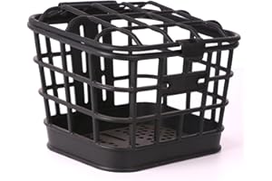 aqxreight Bike Front Basket with Lid Plastic Detachable Storage for Electric and Regular