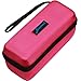 Hard Travel Case For Bose Mini II & Bose Soundlink Mini Bluetooth Portable Speaker - Carry Case for Speaker, Wall Charger, Charging Cradle & Silicone Cover, Pink, By Bluetech