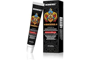 DERMFREE Tattoo Numbing Cream,Extra Strength Painless Tattoo Numbing Cream - 8 Hours Maximum Strength Tattooing