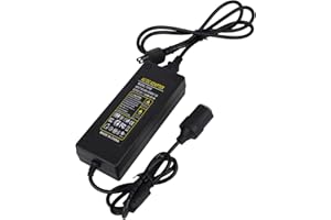 AC to DC 110V to 12V Converter, 10A 120W Power Supply Car Cigarette Lighter Socket Adapter with Wall Plug for Car Electronics