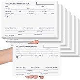 Affrolling 6 Pack Telephone Prescription Pads Rx Pad Pharmacist Notepad | 50 Sheets Telephone Prescription Paper, Medical Office Memo, for doctor Pharmacist Veterinary Hospital Gifts