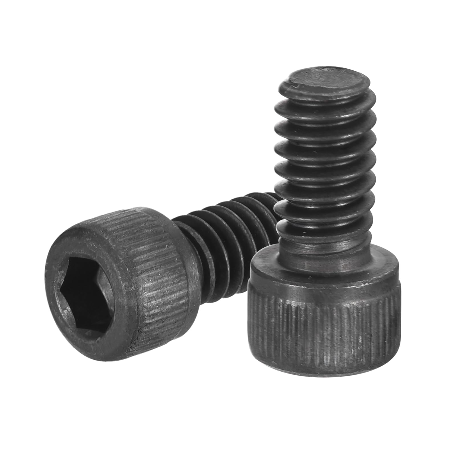 uxcell Hex Socket Bolts (1/4"-20x1/2"), Grade 12.9 Carbon Steel Hex Socket Drive Screws, Black, 20 Pcs