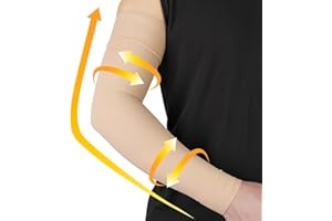 beister Medical Compression Arm Sleeve for Men Women（Single）, 20-30 mmhg Full Arm Support for Pain Relief, Lymphedema