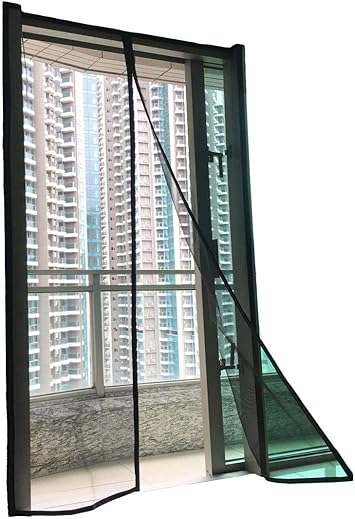 F S Luxurious Magnetic Screen Door Fiberglass Upgraded Mosquito