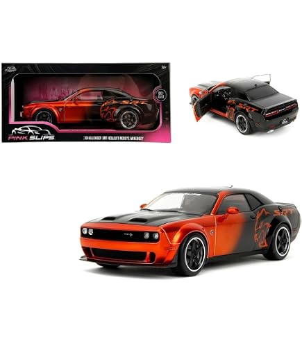 Amazon.com: Jada 1:18 Pink Slips Dodge Challenger Redeye : Toys