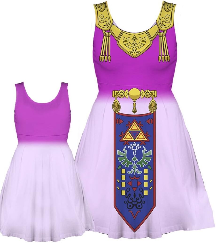 Nintendo The Legend of Zelda Costume Tank Dress Clothing