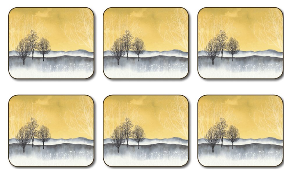 Jason Winter Trees Coasters - Set of 6