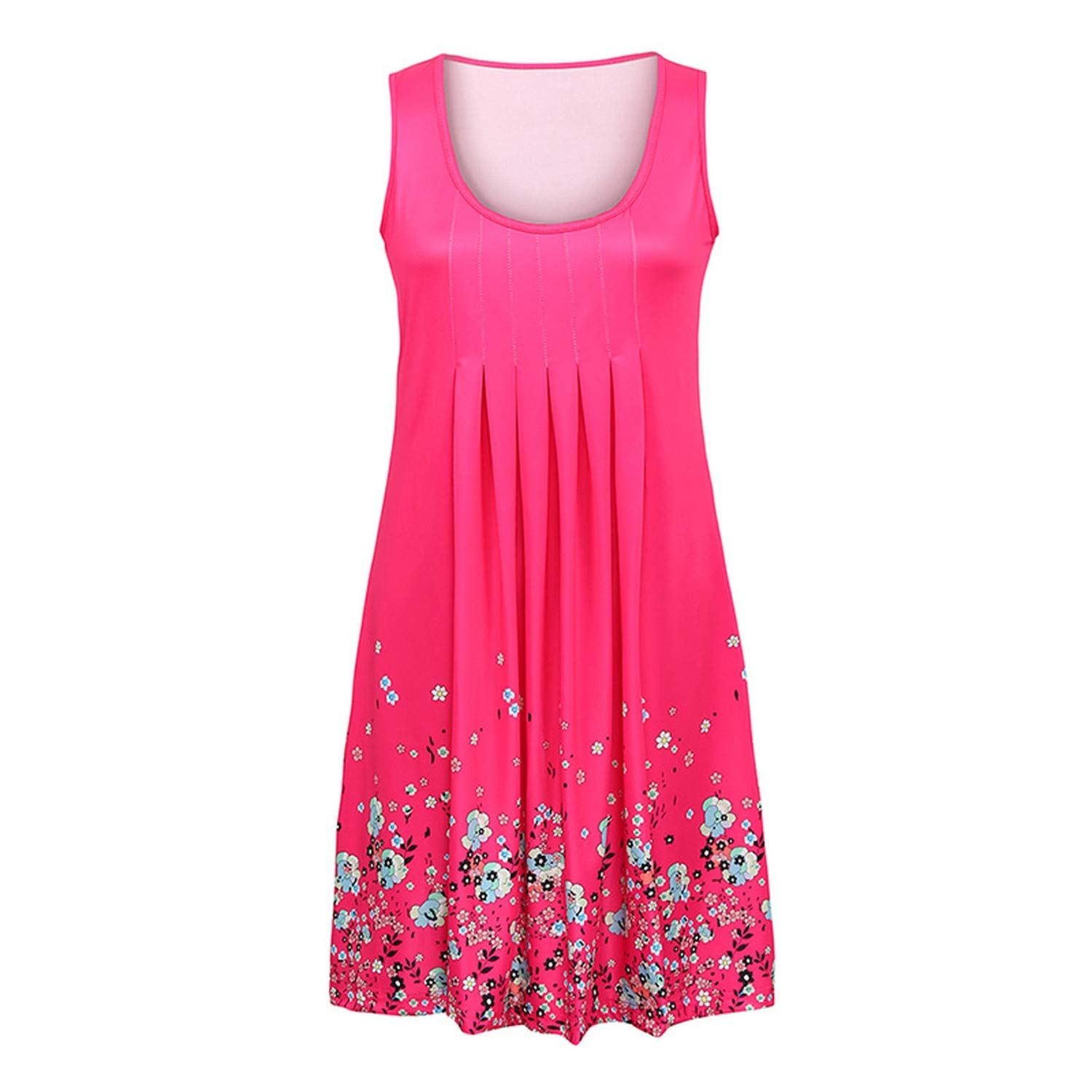 Sell Like Hot Cakes Casual Sleeveless Dress Floral Print Draped A Line Dress Beach Sundress Flower Print Shift Dress At Women S Clothing Store In Stock Sonoritaaparelhosauditivos Com Br