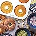 Premium Silicone Donut Pan - Best For Baking Full Size Doughnuts | 100% Food Grade Silicone Donut Mold | 9 Cavity Doughnut Pan/Bagel Pan Makes A Great Gift | Free Ebook