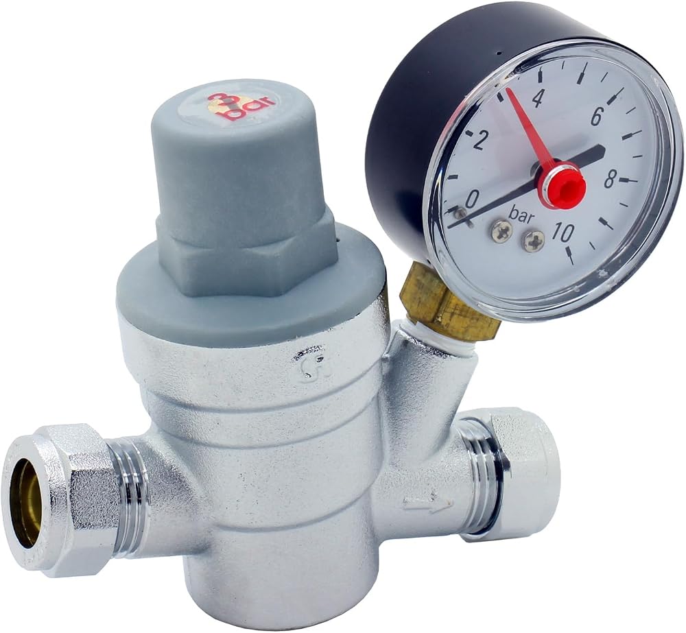 Unvented Components Europe 15mm Adjustable Pressure Reducing Valve 0-10 Bar
