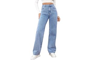 YUTANRAL Womens Jeans/Sweatpants 2024 Lounge Baggy Wide Leg Pants Fashion High Waisted Joggers Y2k Clothes