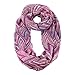 MissShorthair Chiffon Chevron Multicolor Fashion Women's Infinity Loop Circle Scarf