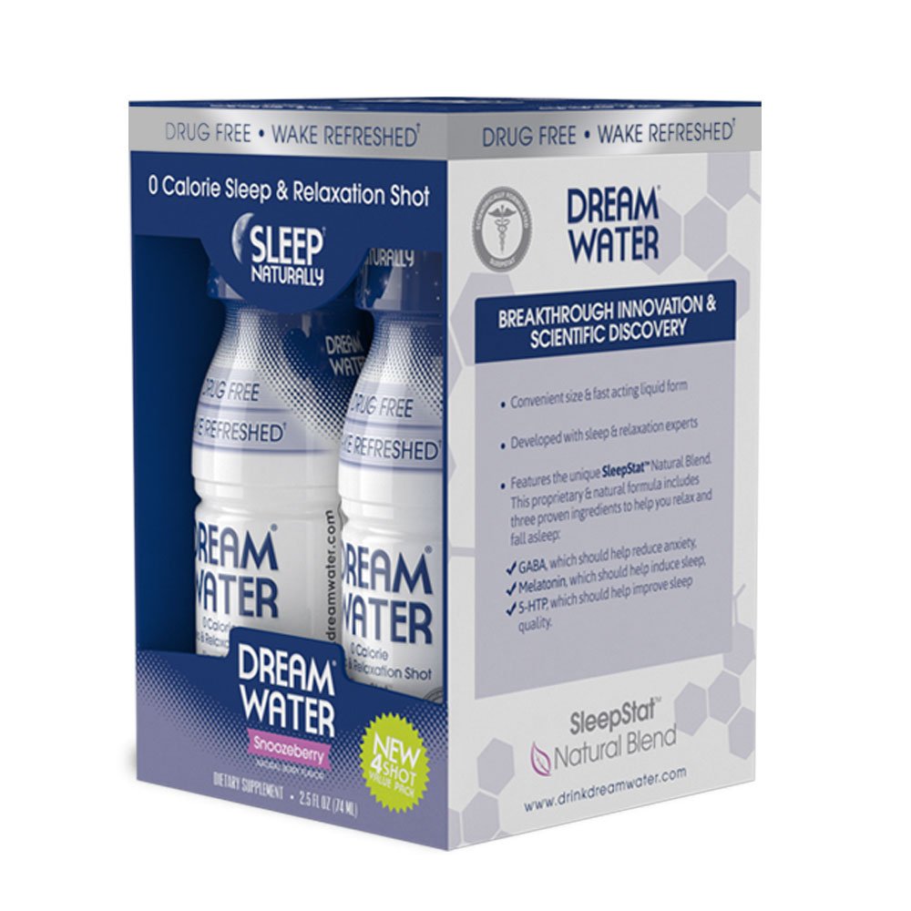 Dream Water Natural Sleep Aid, GABA, MELATONIN, 5HTP, 2