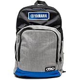 YAMAHA Standard Backpack Motorcycle Powersports Track Riding Back Pack Officially Licensed - Grey/Black, 15l