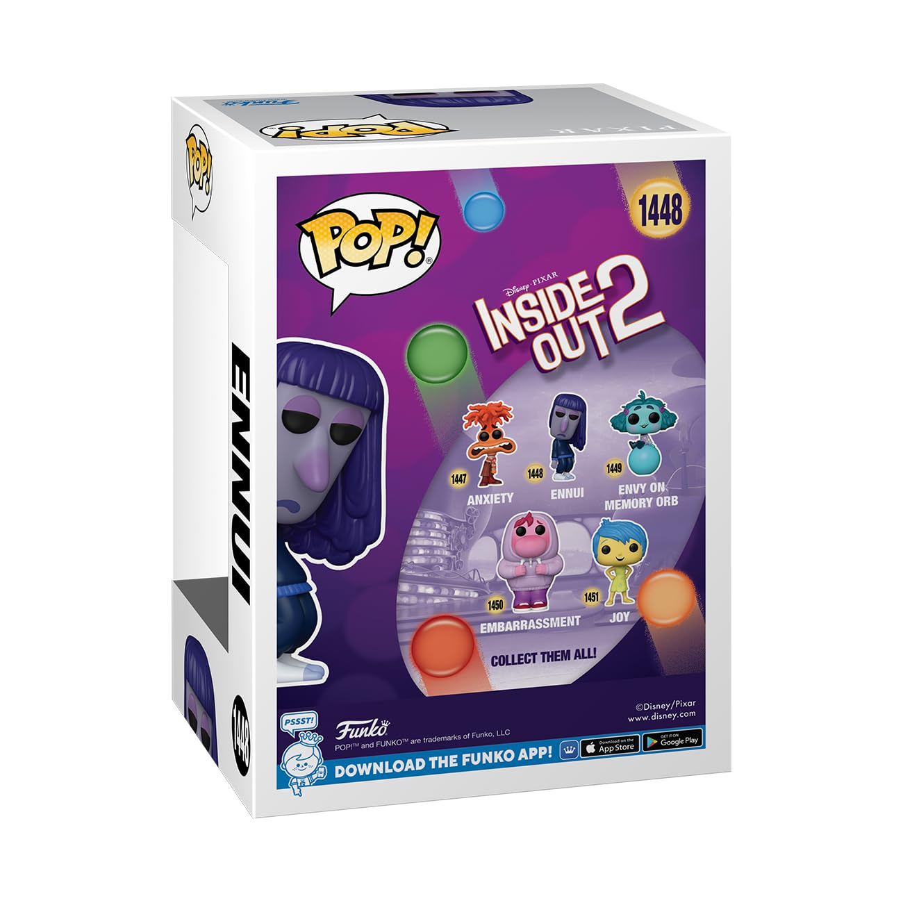 Funko POP! Disney: Inside Out 2 - Ennui - Collectable Vinyl Figure - Gift Idea - Official Merchandise - for Kids & Adults - Movies Fans - Model Figure for Collectors and Display