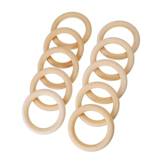Feeding Teethers Wood Rings Wooden Curtain Rings For Wood Baby