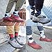 Falari Men Cotton Dress Socks 12-Pack or 6-Pack